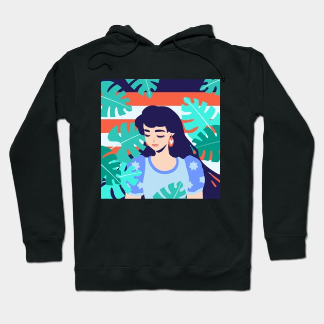 Plant Fan Hoodie by kjm.illustrations